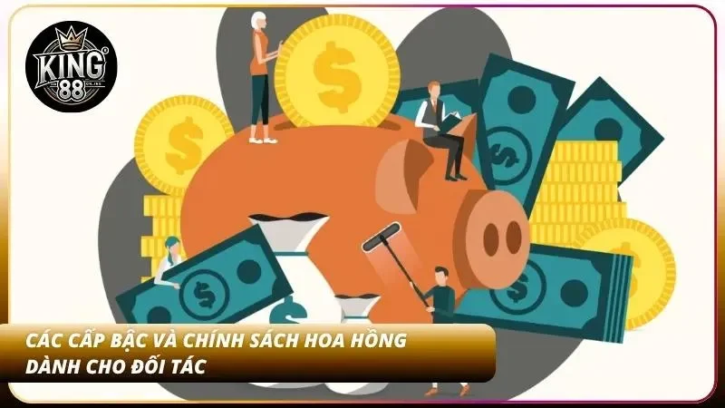 Bảng biểu thống kê chi tiết các mức chiết khấu lợi nhuận dành cho đối tác phát triển